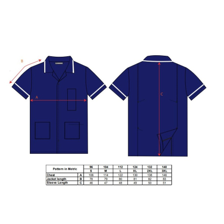 LS Tunica de lucru Portwest HELTHCARE C820, 65% poliester, 35% bumbac, 190g [1]