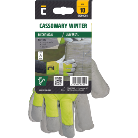 Manusi de iarna Cerva CASSOWARY WINTER, piele de bovina [1]