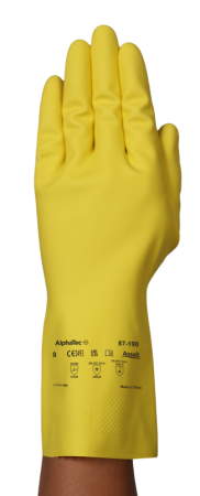 Manusi de protectie - Manusi de protectie AlphaTec ECONOHANDS PLUS 87-190 CATEG.III, impregnate in latex