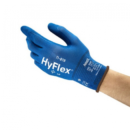 Manusi de protectie - Manusi de protectie Ansell HYFLEX 11-818, impregante in spuma de nitril