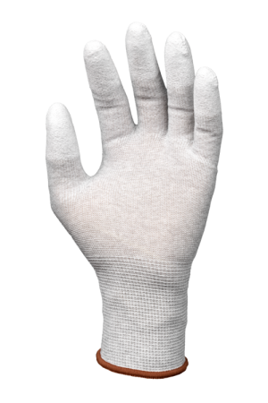 Manusi de protectie antistatice Coverguard EUROLITE EST80 1EST800, ESD, cu varfurile degetelor imersate in PU, cu fibre de carbon [1]