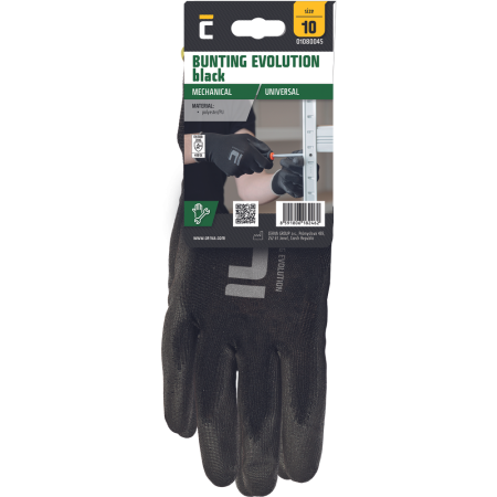 Manusi de protectie impregnate cu POLIURETAN - Manusi de protectie Cerva BUNTING BLACK EVOLUTION, impregnate in poliuretan