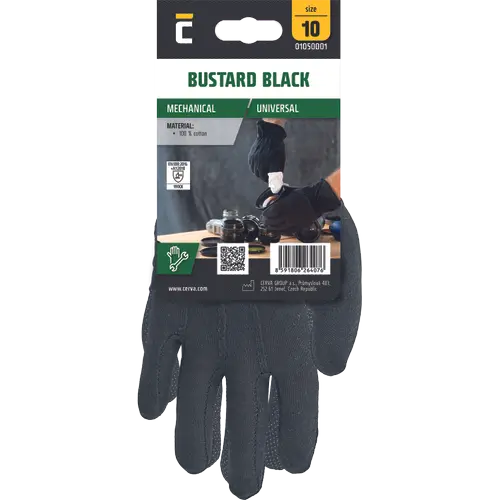 Manusi de protectie - Manusi de protectie Cerva BUSTARD BLACK, PVC