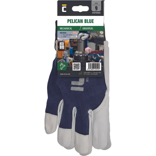 Manusi de protectie din PIELE - Manusi de protectie Cerva PELICAN BLUE, piele capra