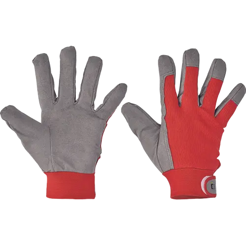 Manusi de protectie din piele de bovina - Manusi de protectie Cerva THRUSH, piele artificiala