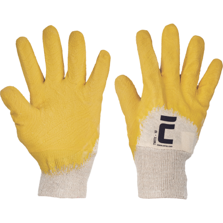 Manusi de protectie impregnate cu LATEX - Manusi de protectie Cerva TWITE, imersate in latex