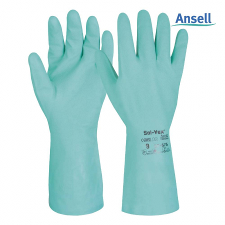 Manusi de protectie chimica Ansell ALPHATEC SOLVEX 37-675, nitril [4]