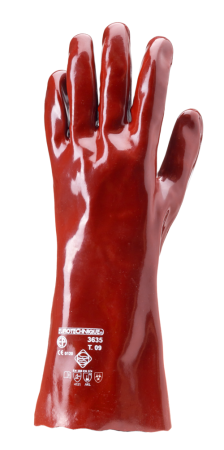 Manusi de protectie ANTICHIMICE - Manusi de protectie chimica Coverguard EUROCHEM 3636 MO3636, PVC, 36cm