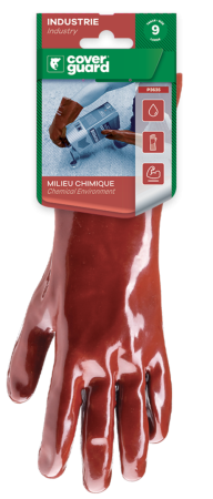 Manusi de protectie ANTICHIMICE - Manusi de protectie chimica Coverguard EUROCHEM 3636 MOP3636, PVC
