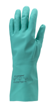 Manusi de protectie ANTICHIMICE - Manusi de protectie chimica Coverguard EUROCHEM N5520 MO5520, nitril, 33cm