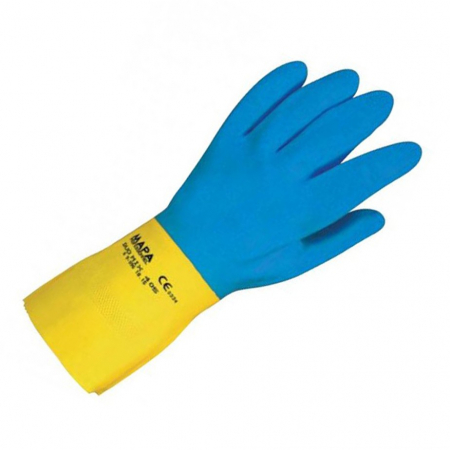 Manusi de protectie ANTICHIMICE - Manusi de protectie chimica Mapa ALTO DUO MIX 405, latex