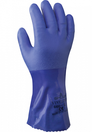 Manusi de protectie - Manusi de protectie chimica Showa 660PVC, PVC