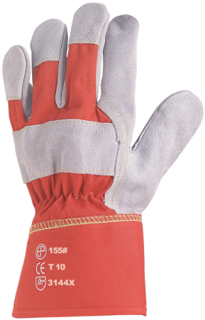 Manusi de protectie din piele de bovina - Manusi de protectie Coverguard EUROSTRONG 155 MO155, piele spalt bovina