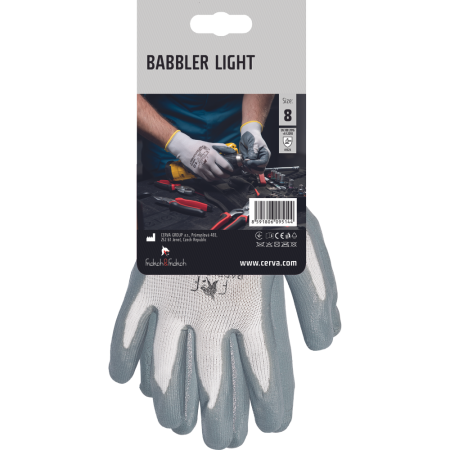 Manusi de protectie Fridrich BABBLER LIGHT HS-04-001, impregnate in nitril [1]