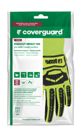 Manusi de protectie impact Coverguard EUROCUT IMPACT 100 1CHIC60, CUT C, nitril [3]