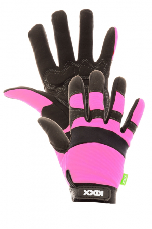 Manusi de protectie pentru APLICATII SPECIALE - Manusi de protectie Kixx ROCKY, piele sintetica, pernite anti-soc