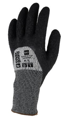 Manusi de protectie ANTITAIERE - Manusi de protectie la taiere Coverguard ACCESS CUT D 707 1ACD707, CUT D, HPPE, impregnate cu latex, fara fibre de sticla