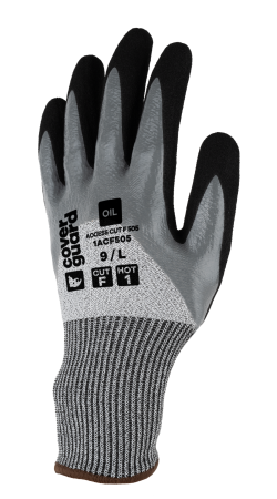 Manusi de protectie ANTITAIERE - Manusi de protectie la taiere Coverguard ACCESS CUT F 505 1ACF505,  fara fibra de sticla, impregnate in nitril