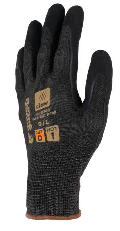 Manusi de protectie la taiere Coverguard CLAW CUT D 700 1CLD700, HPPE, CUT D, impregnate cu latex, fara fibra de sticla [1]