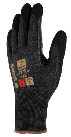 Manusi de protectie la taiere Coverguard CLAW CUT F 400 1CLF400, HPPE, CUT F, impregnate cu nitril, fara fibra de sticla [1]