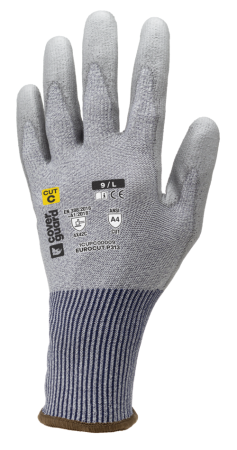 Manusi de protectie ANTITAIERE - Manusi de protectie la taiere Coverguard EUROCUT P313 1CUPC00, CUT C, impregnata cu poliuretan, fara fibra de sticla