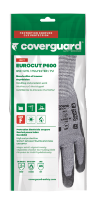 Manusi de protectie la taiere Coverguard EUROCUT P600 1CUPF00, CUT F, impregnate cu poliuretan [2]
