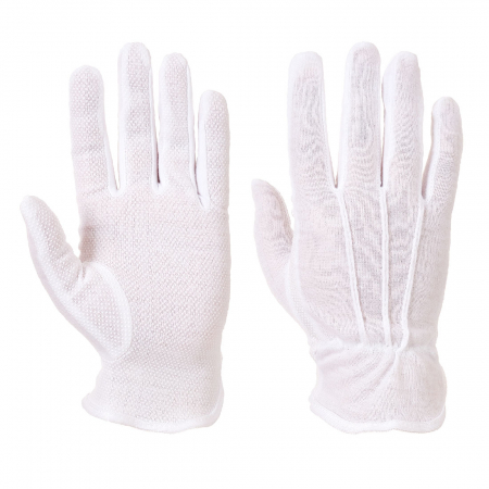 Manusi de protectie Portwest A080 MICRODOT, 100% bumbac, picouri PVC [1]