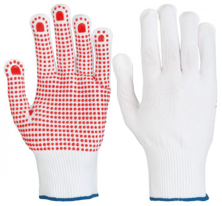 Manusi cu picouri - Manusi de protectie Renania CORLA, PVC, set 12 per ART. 1042 (C026)