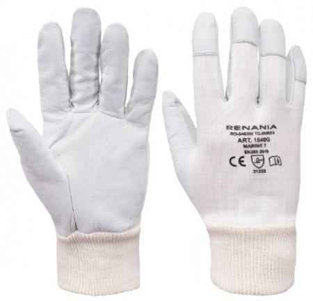 Manusi de protectie din piele de capra - Manusi de protectie Renania MONTONE-1, piele capra