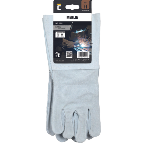 Manusi de protectie SUDURA - Manusi de protectie sudura Cerva MERLIN, spalt bovina, 15 cm