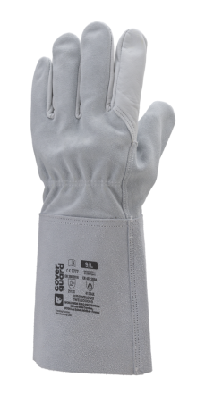 Manusi de protectie SUDURA - Manusi de protectie sudura Coverguard EUROWELD 200 1WEL20, cusaturi din fibra de Aramida, piele de capra