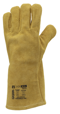 Manusi de protectie SUDURA - Manusi de protectie sudura Coverguard EUROWELD 330 1WEL330, cusătură Kevlar, piele spalt bovina