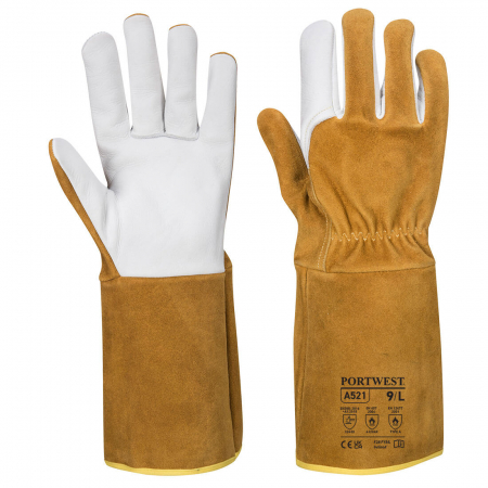 Manusi de protectie - Manusi de protectie sudura Portwest A521 TIG Ultra, piele bovina