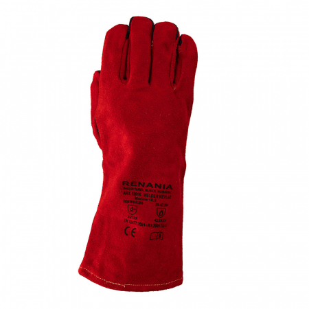 Manusi de protectie sudura Renania 1801K NEW, piele spalt bovina, ata kevlar [1]