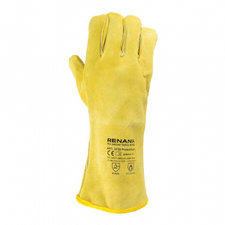 Manusi de protectie SUDURA - Manusi de protectie sudura Renania PROTECT GUARD, piele spalt bovina, cusuta cu ata de kevlar, 35 cm