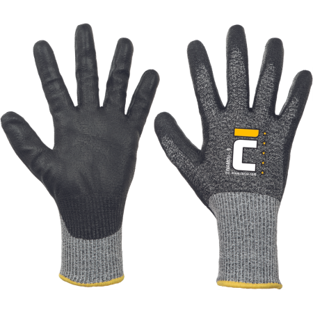 Manusi de protectie ANTITAIERE - Manusi de protectie taiere Cerva TINAMOU, impregnate in poliuretan