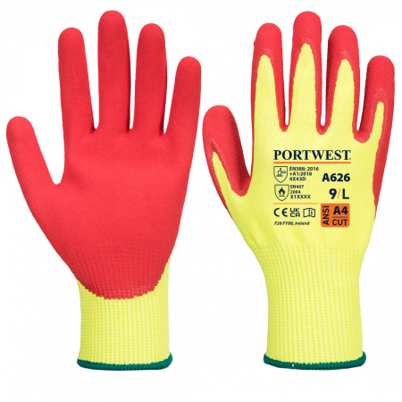 Manusi de protectie - Manusi de protectie taiere Portwest A626 TEX CUT D13, impregnate in nitril