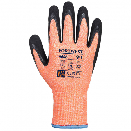 Manusi de protectie - Manusi de protectie taiere Portwest A646 WINTER, fibra de sticla, poliester, nitril