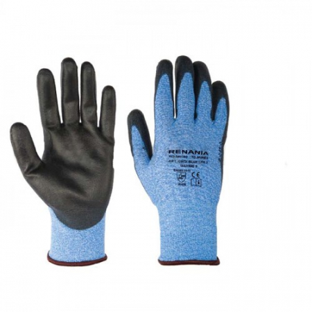 Manusi de protectie - Manusi de protectie taiere Renania BLUE LITE 3, impregnate in poliuretan