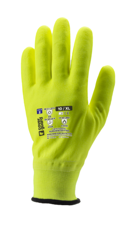 Manusi de protectie impregnate cu NITRIL - Manusi de protectie termica Coverguard EUROWINTER F100 1WINY0, CUT B, pana la 15 sec la 100°C, PA, impregnate cu nitril