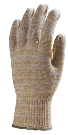Manusi de protectie ANTITERMICE - Manusi de protectie termica Coverguard KEVLAR MO4530, 27cm, cu fibre din Kevlar (R) / PA / oțel, pana la 15 sec la 100°C, cu picouri PVC