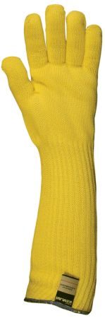 Manusi de protectie ANTITAIERE - Manusi de protectie termica si taiere Coverguard GANHEAT 4659 MOGAN4659, CUT D, 45cm, pana la 15 sec la 350°C, fibra de Kevlar tricotat