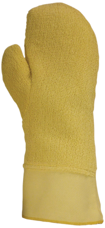 Manusi de protectie ANTITAIERE - Manusi de protectie termica si taiere Coverguard GANHEAT 4671 MOGAN4671, CUT F, 39cm, pana la 15 sec la 500°C, fibra de Kevlar crosetat