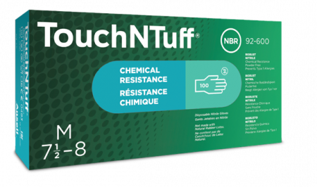Manusi din nitril nepudrate Ansell TOUCHNTUFF 92-600, unica folosinta [1]
