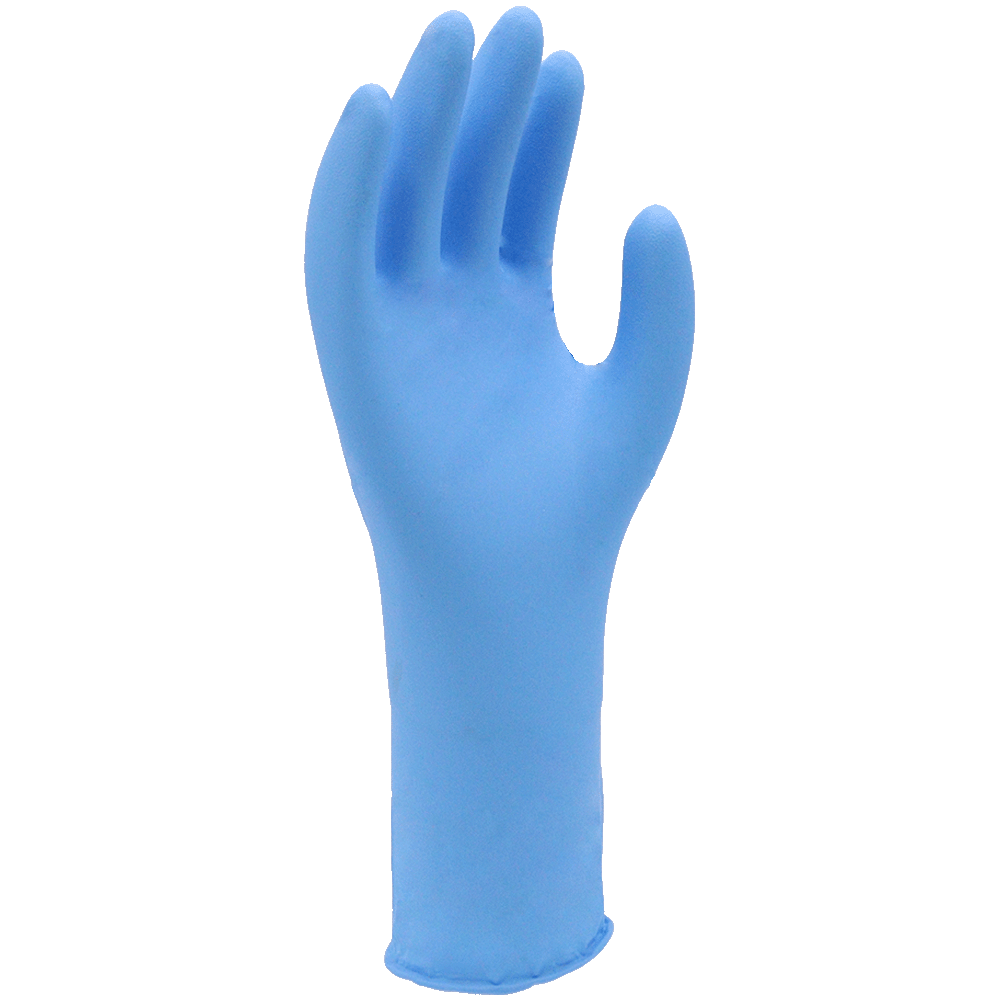 Manusi de protectie - Manusi din nitril nepudrate Showa 7585PF, 50buc/cutie, unica folosinta