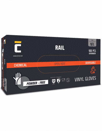 Manusi din vinil nepudrate Cerva RAIL, unica folosinta [1]