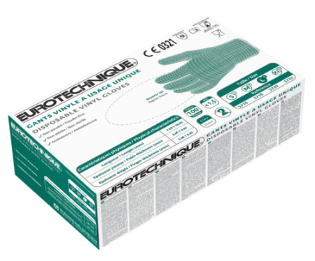 Manusi din vinil nepudrate Coverguard EURO-ONE 5720 MO5720, unica folosinta, 100buc/cutie [1]