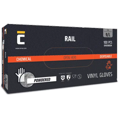 Manusi din vinil pudrate Cerva RAIL, unica folosinta [1]