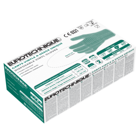 Manusi din vinil pudrate Coverguard EURO-ONE 5710 MO5710, unica folosinta, 100 buc/cutie [1]