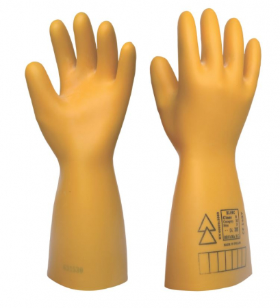 Manusi de protectie - Manusi electroizolante Secura ELSEC, 7500V, clasa 1, medie tensiune